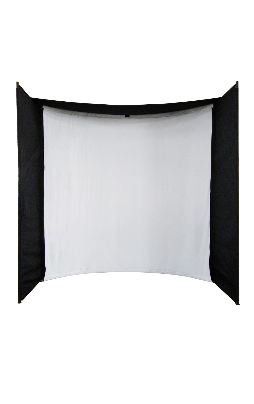 ImpactSports Premium Square Pole Golf Simulator Enclosure — Blackout Screen, Square Frame