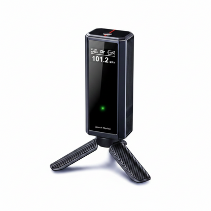 Portable Golf Launch Monitor Pro X1 Plus, Simulators for Home & Training, Mobile Launch Monitor for Golf Swing Analysis, Tracker & Swing Analyzer, Indoor Outdoor Use, up to 12 Hours Battery Life.