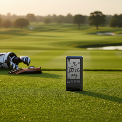 HS 130-A Portable Golf Launch Monitor | Doppler Radar Measures Club & Ball Speed, Smash Factor, Total & Carry Distance | Tracks Swing Speed Training Aids