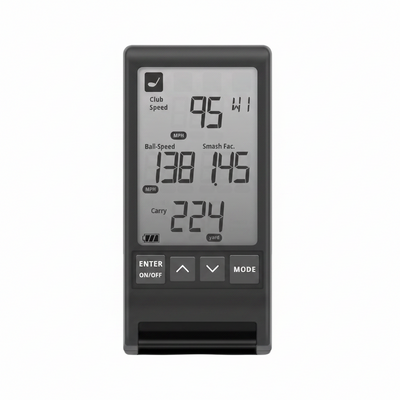 HS 130-A Portable Golf Launch Monitor | Doppler Radar Measures Club & Ball Speed, Smash Factor, Total & Carry Distance | Tracks Swing Speed Training Aids