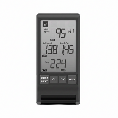 HS 130-A Portable Golf Launch Monitor | Doppler Radar Measures Club & Ball Speed, Smash Factor, Total & Carry Distance | Tracks Swing Speed Training Aids