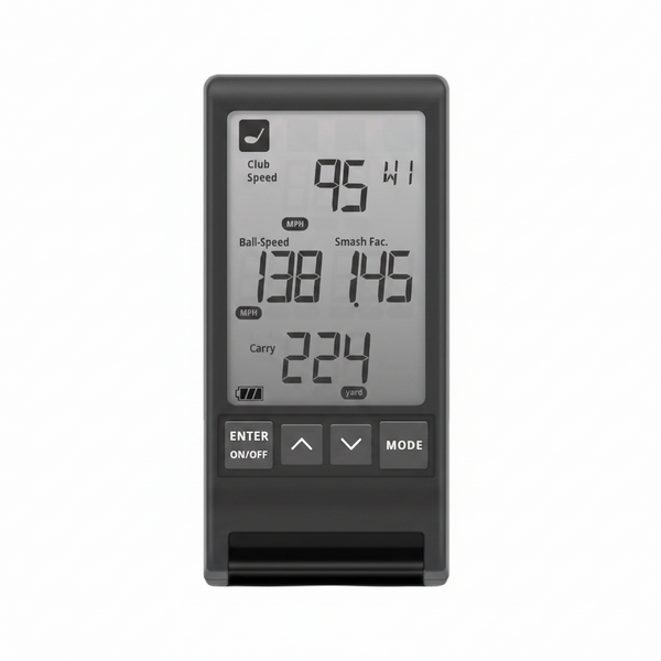 HS 130-A Portable Golf Launch Monitor | Doppler Radar Measures Club & Ball Speed, Smash Factor, Total & Carry Distance | Tracks Swing Speed Training Aids